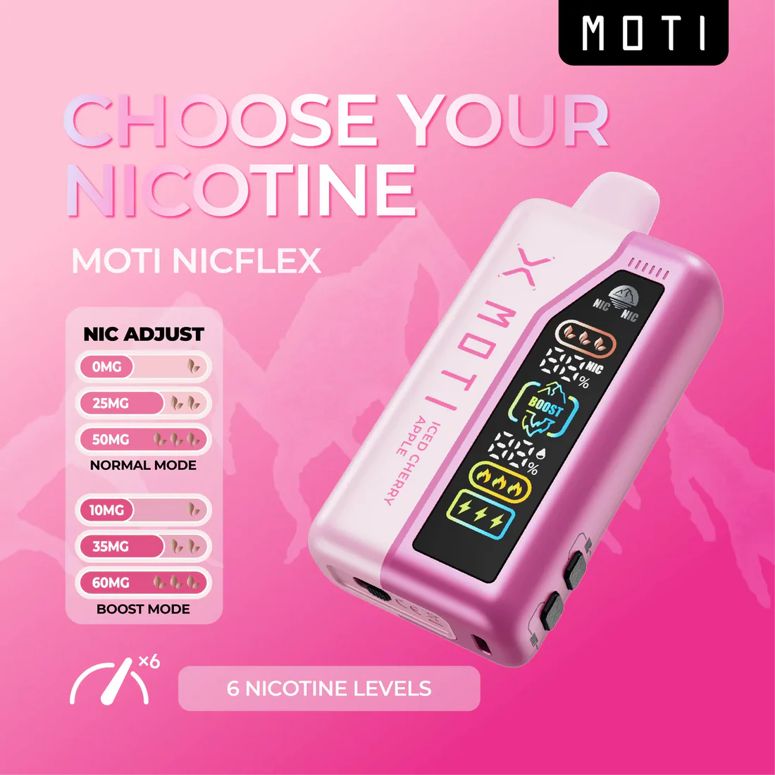 MOTI NICFLEX 40K Disposable 40000 Puffs - Image 2